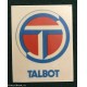 Adesivo - TALBOT - Sticker Vintage