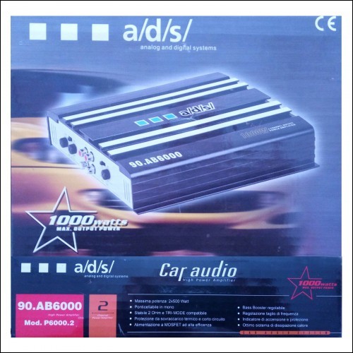 AMPLIFICATORE CAR 2CH 2x35W RMS 4Ohm A MOSFET CROSS-OVER I