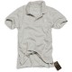 Polo uomo maniche corte vintage grigio morbido cotone