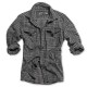 Camicia Uomo manica lunga quadretti nero e biancoo in cotone