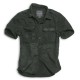 Camicia Uomo Raw Vintage maniche corte col.nero in cotone