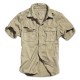 Camicia Uomo Raw Vintage maniche corte col.beige in cotone