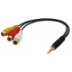 Cavo Adattatore AV jack da 3.5mm a 4 segmenti 35539