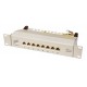 Patch Panel 8 Porte STP Cat6 - Bianco 20793