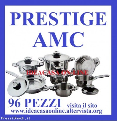 BATTERIA DI PENTOLE PRESTIGE AMC 96 PEZZI (N. Oggetto: 1025154, Data  chiusura: 10/10/2023 01:33:10) - PrezziShock - Il sito italiano e  totalmente gratuito di aste online!
