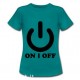 T-SHIRT DONNA ON/OFF BLACK