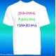 T-SHIRT JUMPING DANCING TUMBLING (VARIE TAGLIE E COLORI)