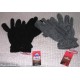 abcshop GUANTI CHARRO IN PILE MIS.UNICA NERO E GRIGGIO