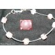 Bracciale cobra Cubi rosa