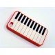 Cover custodia PIANO per IPHONE 4 i-phone 4s NUOVO rosso