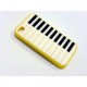 Cover custodia PIANO per IPHONE 4 i-phone 4s NUOVO giallo