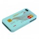 Cover custodia carta di credito x IPHONE 4 i-phone 4s NUOVO