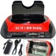 DOCKING STATION HARD DISK 3,5 2,5 SATA IDE 2 HD HDD BOX CASE