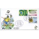 023> ITALIA 90 FDC BRASILE - ARGENTINA Torino Ottavi 