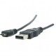 CAVO USB A MICRO USB 2.0 NERO 1MT