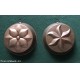 Vecchie Formelle decorative stampi parete in rame sbalzato
