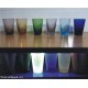 SET DI 6 BICCHIERINI LIQUORE VETRO COLORATO URANIO