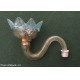 RICAMBIO LAMPADA APPLIQUE MURANO Vintage Braccio + Coppa