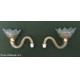 COPPIA APPLIQUE LAMPADE MURANO Vintage