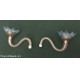 COPPIA APPLIQUE LAMPADE MURANO Vintage