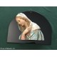 CAPOLETTO MADONNA IN GESSO E VETRO VINTAGE