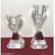 COPPIA CANDELIERI PORTACANDELA CRISTALLO VILLEROY & BOCH