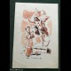 Quadro Dipinto Acquerello Carta - FRA IGNAZIO DAMINI 1991