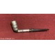 OLD KAREN HILL TRIBE SILVER & TEAK SMOKING PIPE