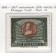 1963 Italia -150 anniversario nascita di Giuseppe Verdi