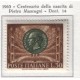 1963 Italia - Centenario della nascita di Pietro Mascagni