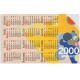 Jeps - a 10 CENTESIMI.... Calendario 2000