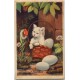 Jeps - cartolina ANIMALI - Gattino bianco Buona Pasqua VG