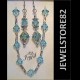 PARURE ARGENTO 925 CRISTALLI SWAROVSKI ACQUAMARINA