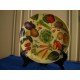 piatto in terracotta decorato