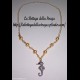 Girocollo perle swarovski e cavalluccio marino