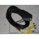 CAVO SCART 24 POLI 2 OUT 2 IN BIANCO GIALLO VIVANCO CABLE