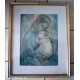 QUADRO DIPINTO "MADONNA CON GESU'" FIRMATO