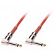 Cavo audio 6,3mm mono con connettori ROSSO 1m 90 JACK 6061