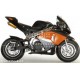 Minimoto raff.aria MK6 2010, 50cc, ARANCIONE/NERA