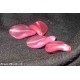 Perla Elica rosa intenso 18x13mm