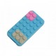 Cover custodia LEGO per IPHONE 4 i-phone 4s NUOVO azzurro