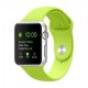 Apple Watch Sport Cassa in alluminio Silver Bracciale green